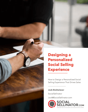 Designing a personalized social selling experience